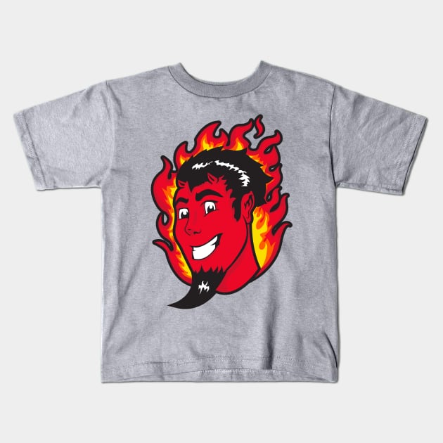 Handsome Devil Kids T-Shirt by Joebarondesign